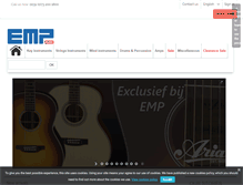 Tablet Screenshot of empmusic.nl
